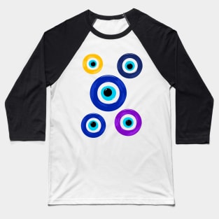 Evil Eyes Baseball T-Shirt